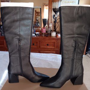 Steve Madden Black leather boots